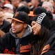 Stephen Curry of the Golden State Warriors and his wife, Ayesha
Lachlan Cunningham/Getty Images
